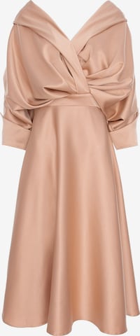 acob a porter Evening dress in Beige: front