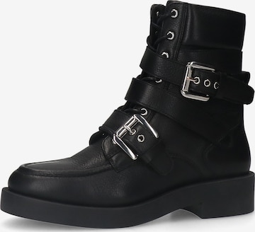 Sacha Boots Schwarze Stiefeletten Mit Schnallen Sacha Schwarze