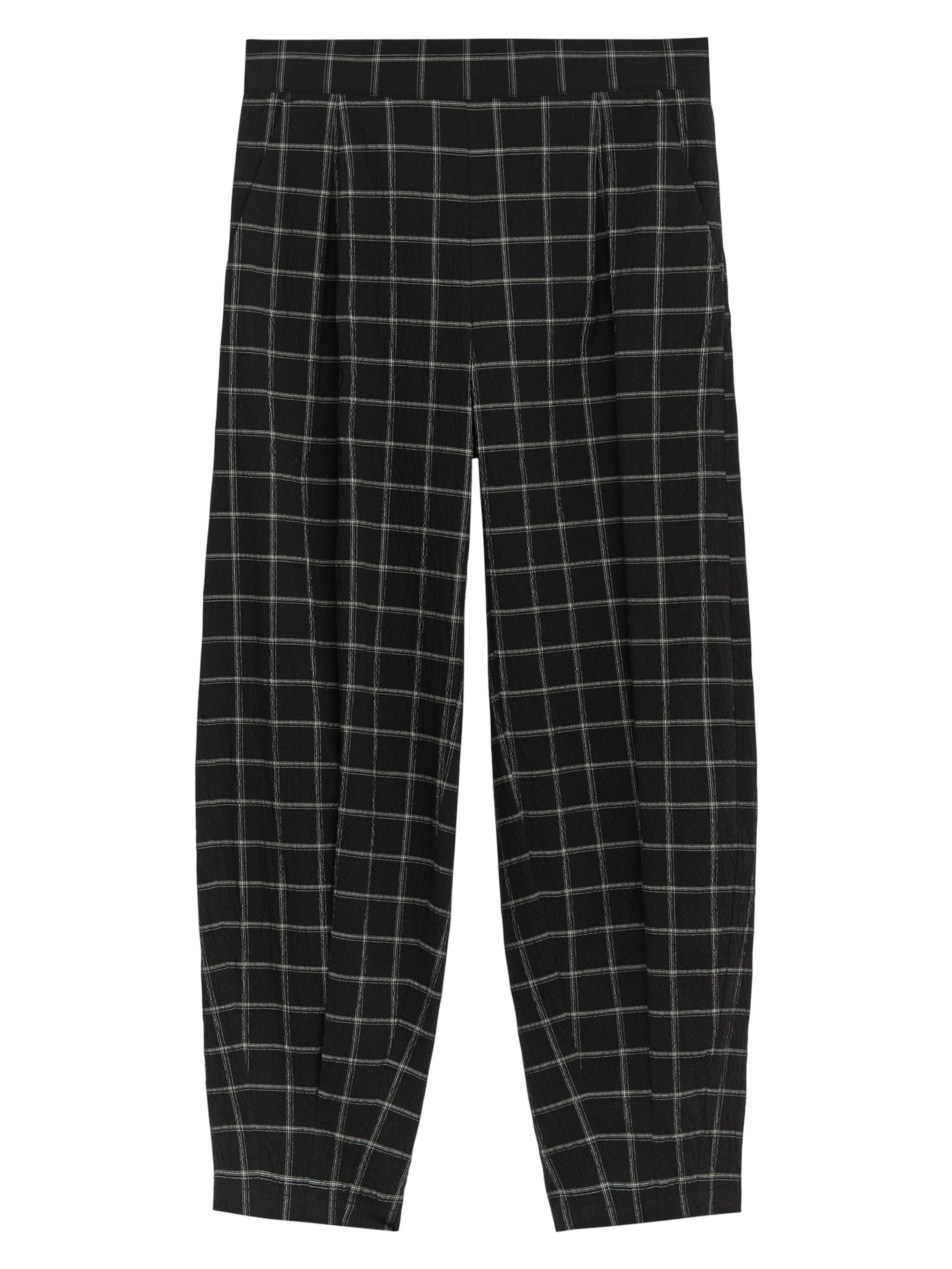 Adolfo Dominguez Regular Панталон в черно: отпред