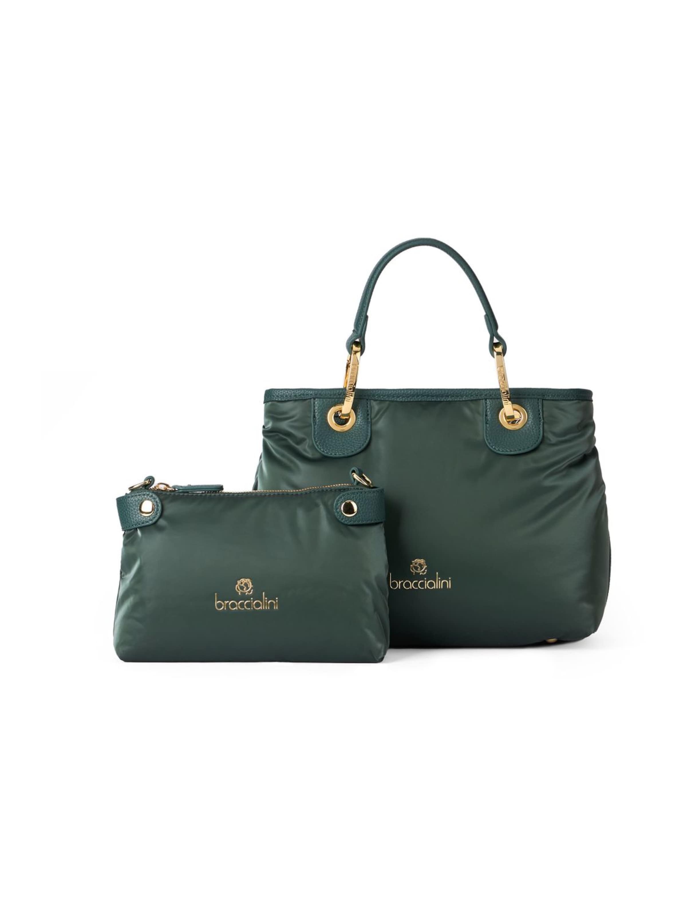 Braccialini Handtasche 'Beth Puffy'‌‌‌‌‌‌‌‌ in Grün: Vorderseite