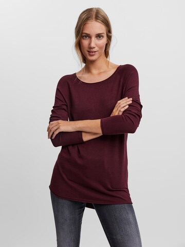 Pull-over 'Nellie Glory' VERO MODA en violet : devant