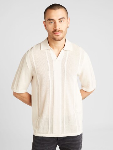 JACK & JONES Trui 'AIRY' in Beige: voorkant