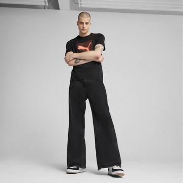 PUMA T-Shirt 'Pumatech' in Schwarz