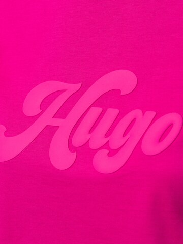 HUGO T-Shirt 'Damacia_4' in Pink
