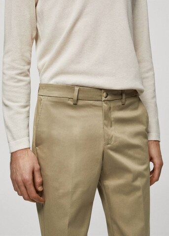 MANGO MAN Regular Hose 'dublino' in Beige