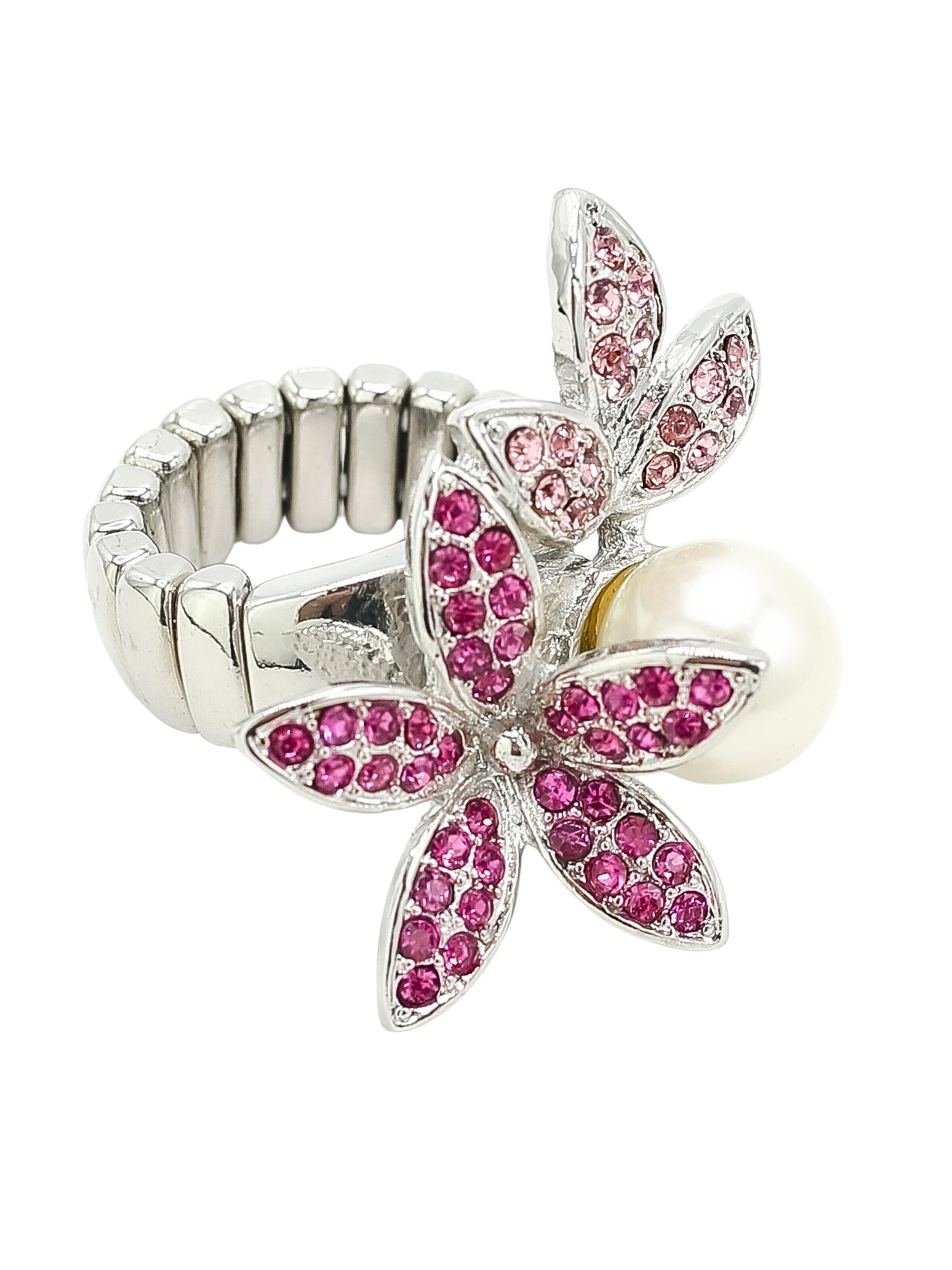 COLLEZIONE ALESSANDRO Ring 'Blütenzauber' in Pink: front