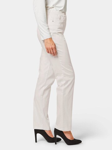Goldner Slim fit Pants 'Louisa' in White