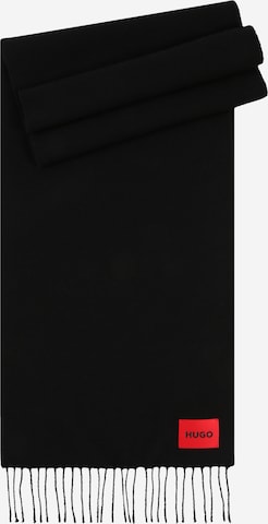 Écharpe 'Juster' HUGO en noir : devant