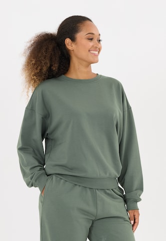Athlecia Sweatshirt 'Crecy' in Groen: voorkant