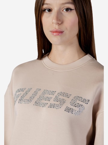 Felpa 'CECILIA CN SWEATSHIRT V4BQ15 K7UW2' di GUESS in rosa