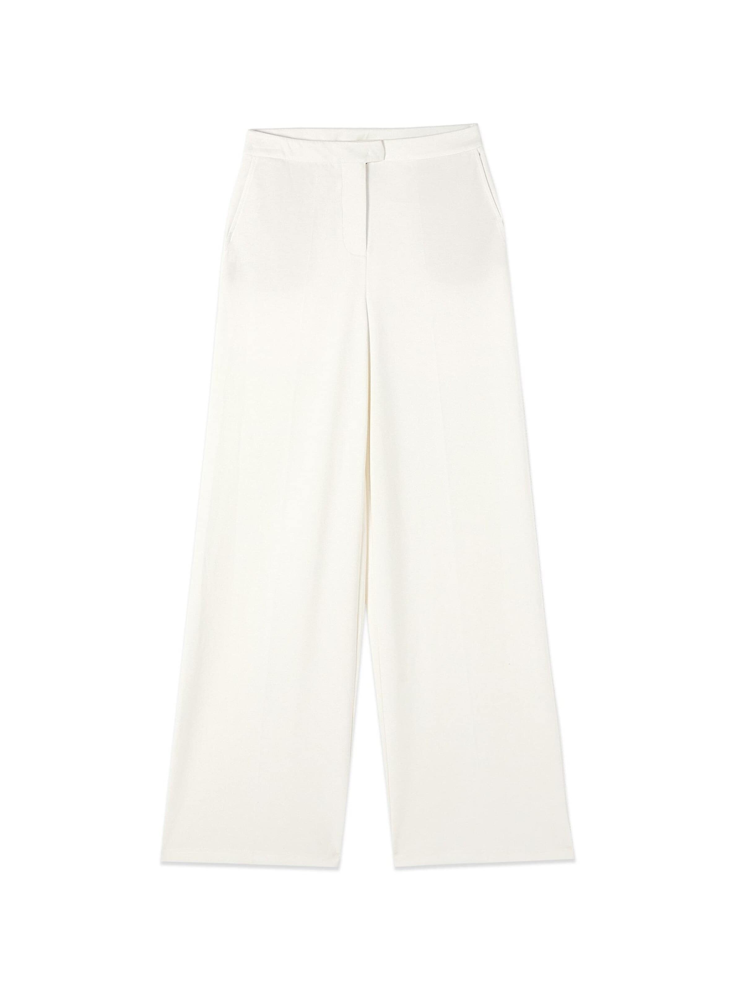 Baggy Pantalon oltre en blanc : devant