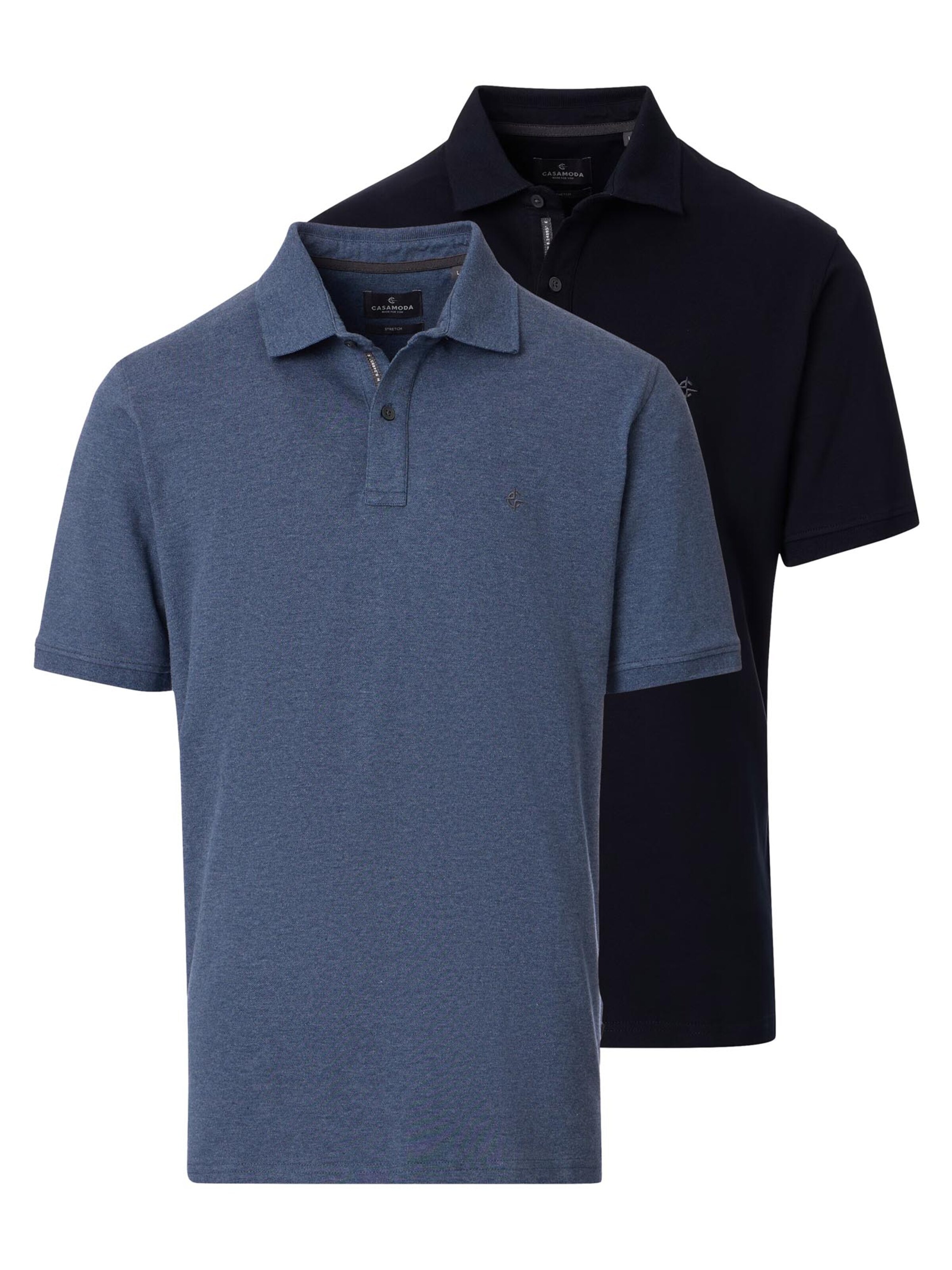CASAMODA Shirt 'Basic' in Blue: front