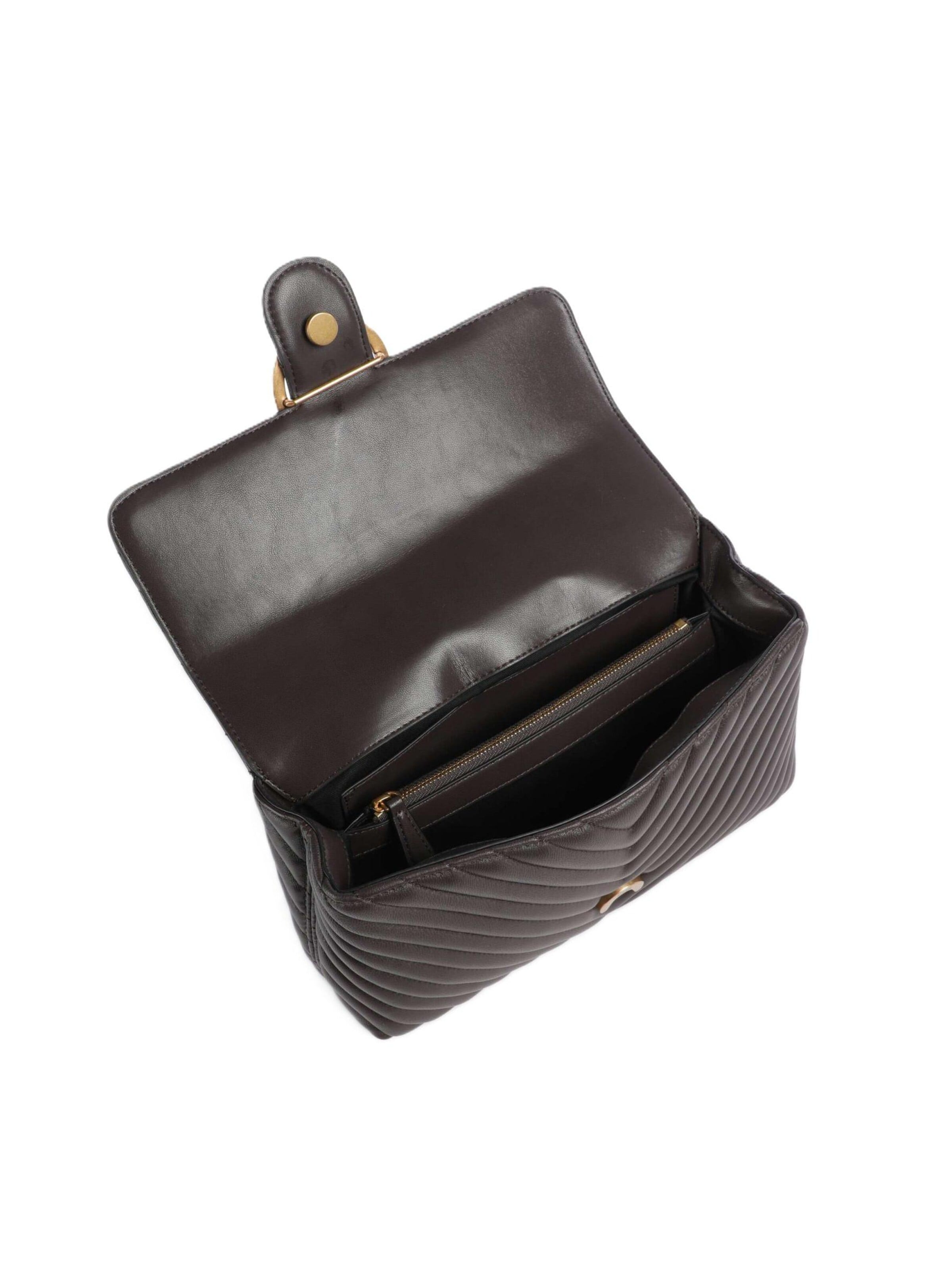 Borsa a tracolla '100043 A0GK' di PINKO in marrone