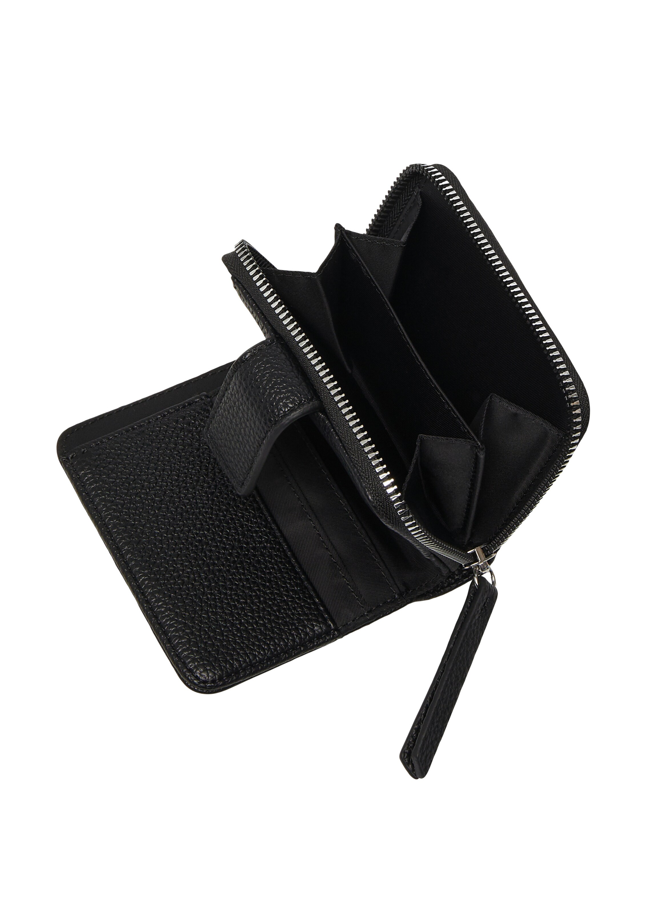 s.Oliver Wallet in Black: front
