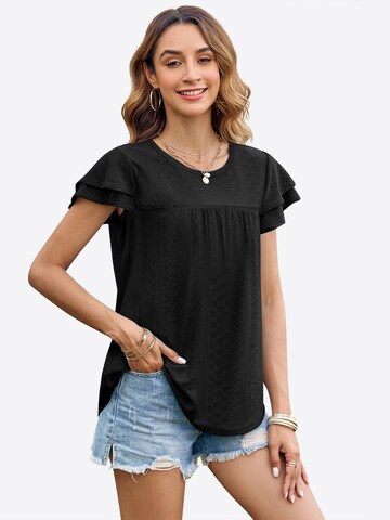 Imily Bela Тениска в черно: отпред