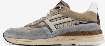 Sneaker bassa 'DE RUNNER 07' di Floris van Bommel in marrone: frontale