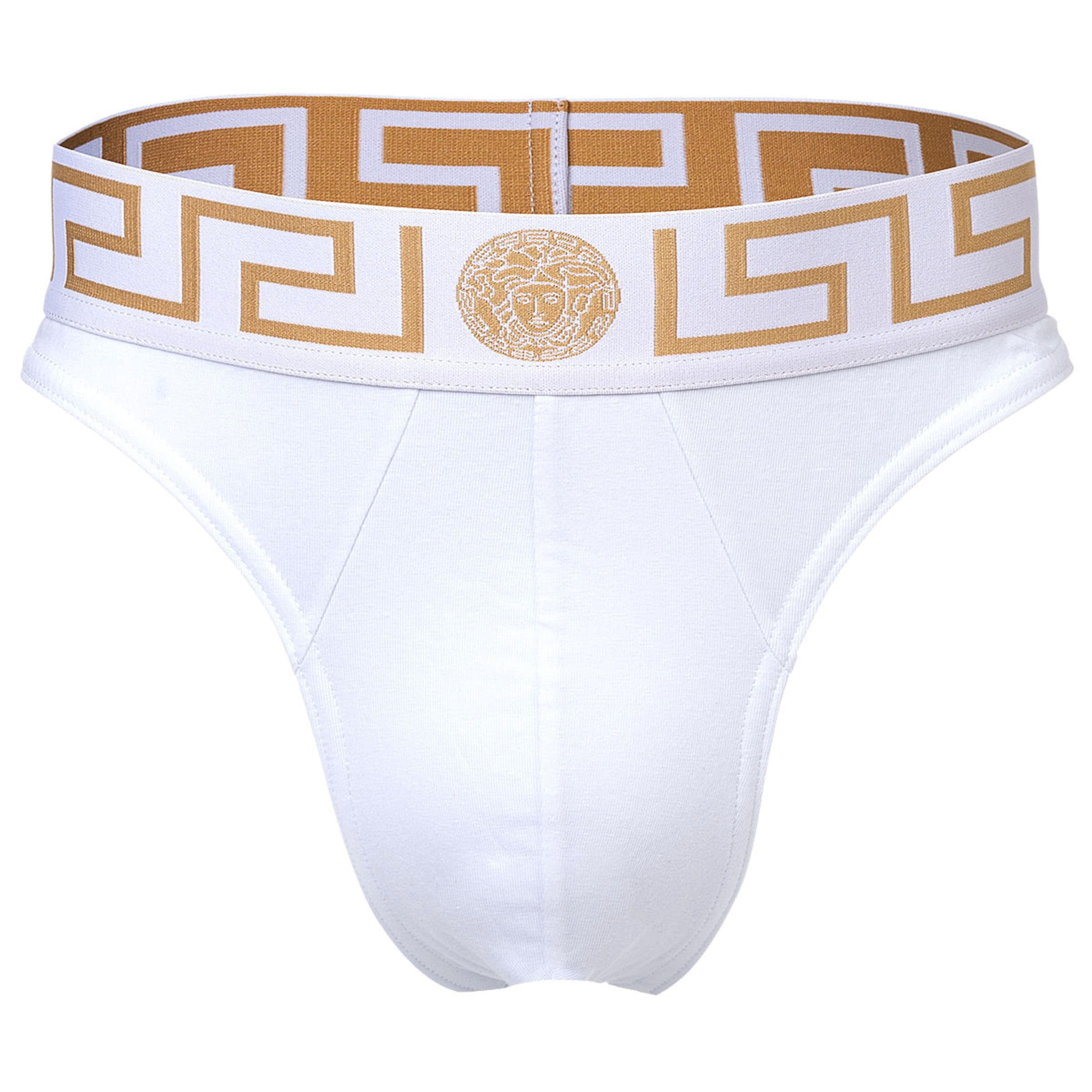 VERSACE Slip in Weiß: Vorderseite