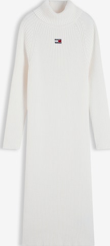 Abito in maglia di Tommy Jeans in bianco: frontale