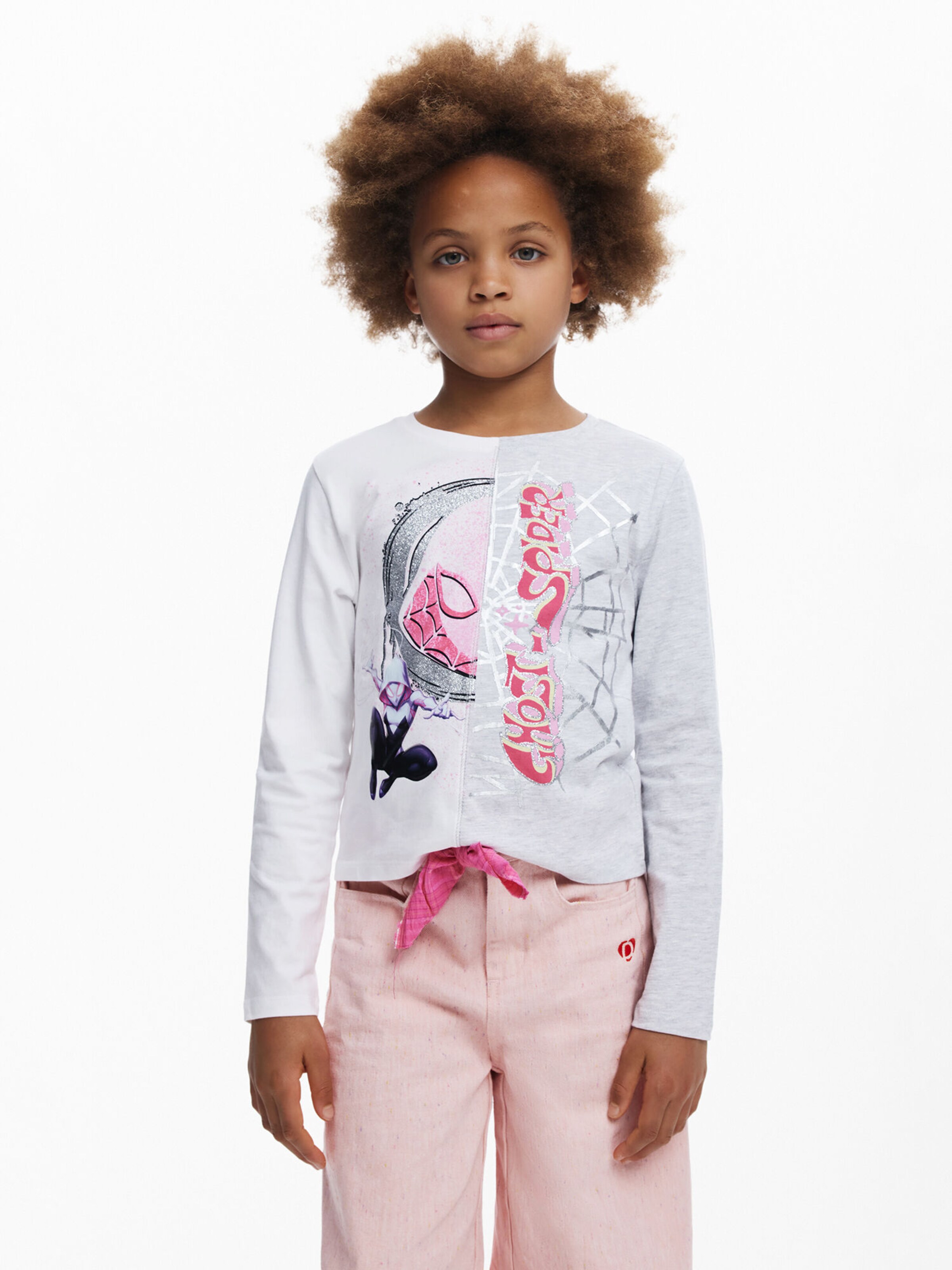 balts Desigual T-Krekls: no priekšpuses