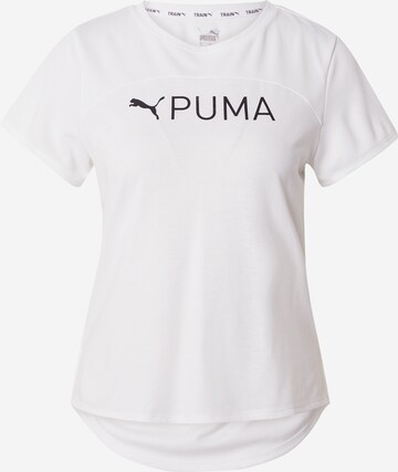 Tricou funcțional 'Ultrabreathe' de la PUMA pe alb: față