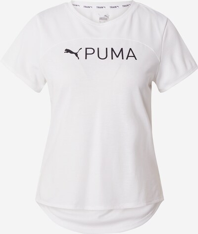 PUMA Functioneel shirt 'Ultrabreathe' in de kleur Zwart / Wit, Productweergave