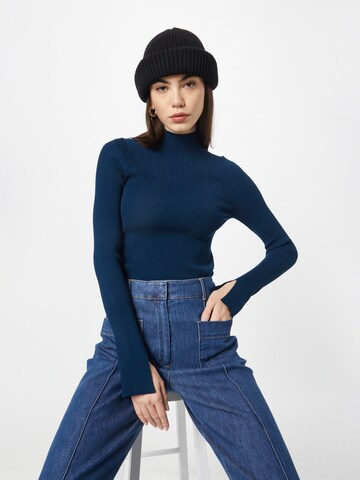 HUGO Red Pullover 'Sotelline' in Blau