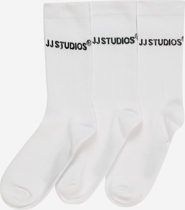 Jack & Jones Junior - Calcetines 'JACSOHO' en blanco: frente