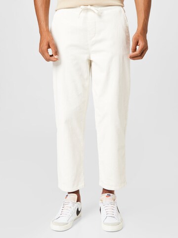 Only & Sons - Loosefit Pantalón 'Laus' en blanco: frente