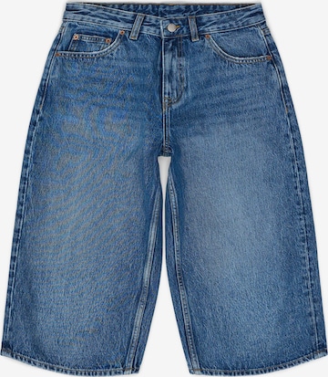 Dr. Denim Jeans 'Dace Mid Wide Capri' in Blau: Vorderseite