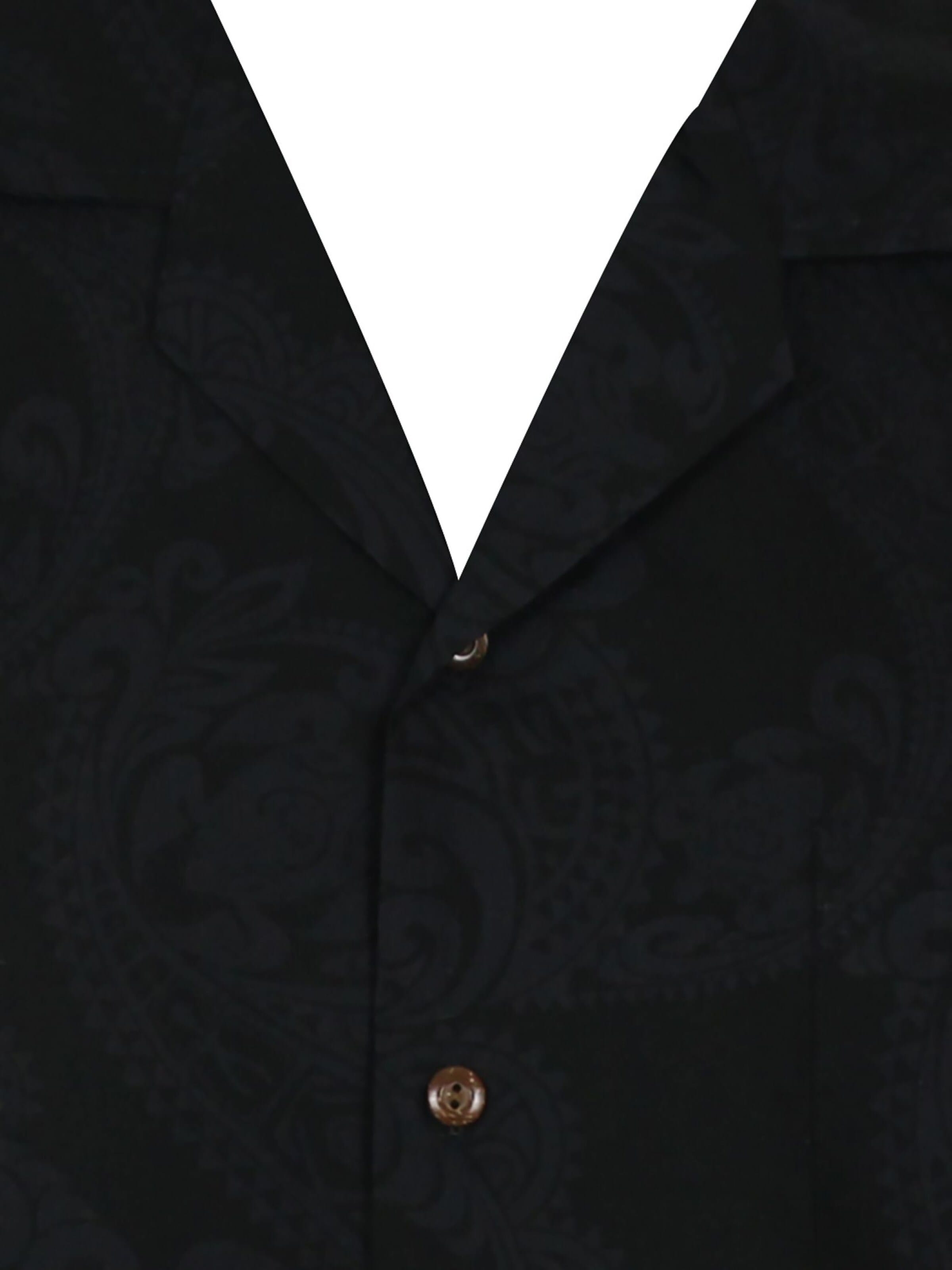 Pacific Legend Regular Fit Hemd 'Turtle New'‌‌‌‌‌ in Schwarz