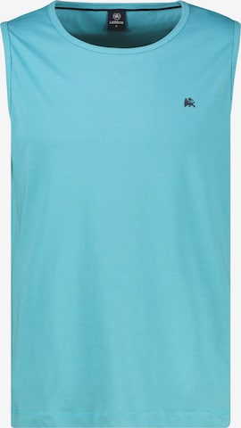 LERROS Sportliches Baumwoll-Tanktop mit O-Neck, große Größen in Blau: Vorderseite