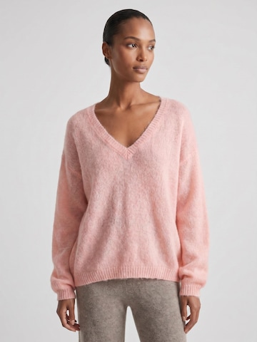 americandreams Oversizepullover 'Silja'‌‌‌‌‌‌ in Orange: Vorderseite