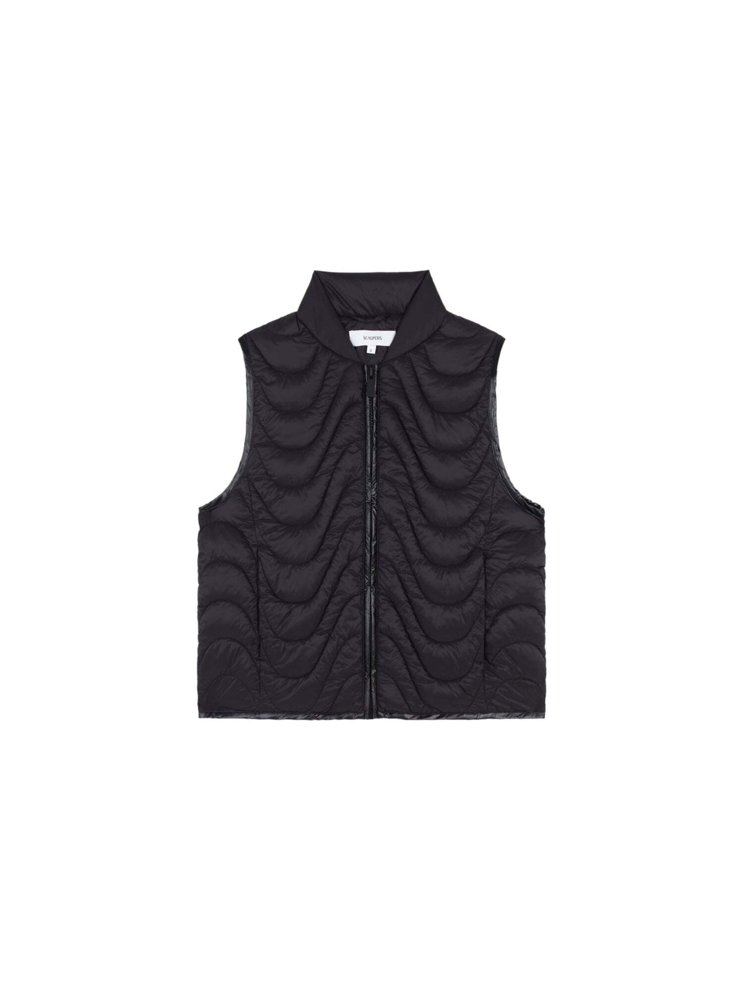 Scalpers Kamizelka 'Gstaad' w kolorze czarny: przód