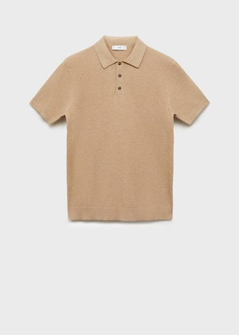 MANGO MAN Poloshirt 'Andrew' in Beige