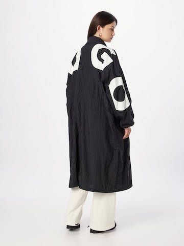 HUGO Red Between-Seasons Coat 'Felicia' in Black