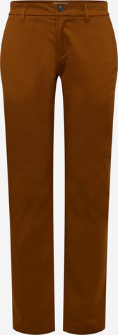 TOM TAILOR Chino in Bruin: voorkant