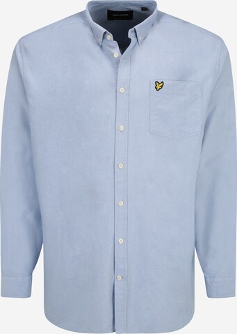 Lyle & Scott Big&Tall Regular fit Button Up Shirt in Blue: front