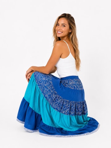 Sophia Pirrera Rok 'Maxiskirt "Favignana"' in Blauw