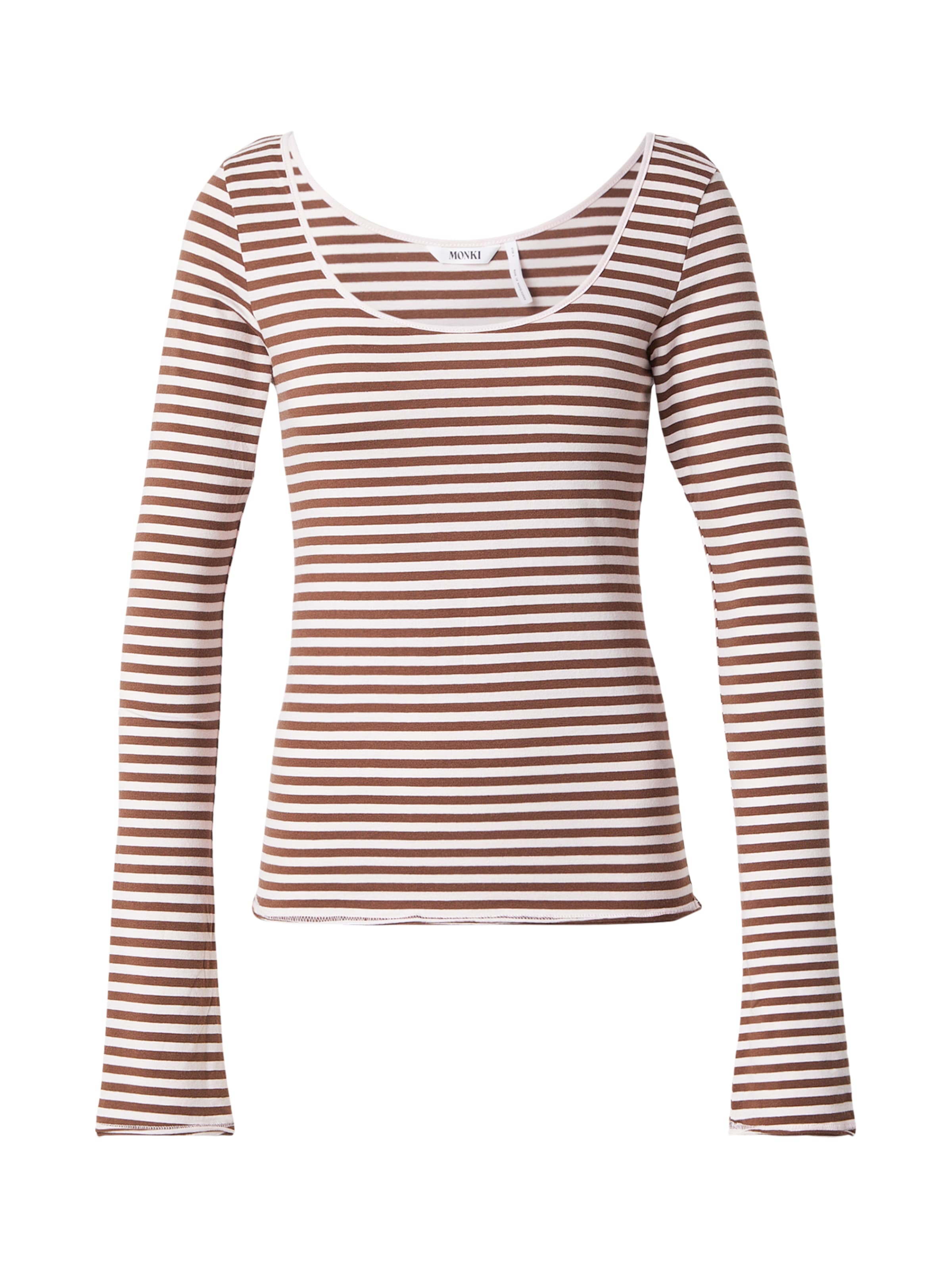 Monki Shirt in Brown / White, Item view