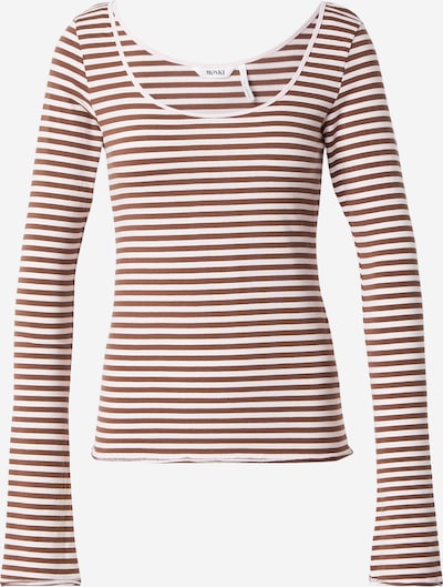 Monki Majica u smeđa / bijela, Pregled proizvoda