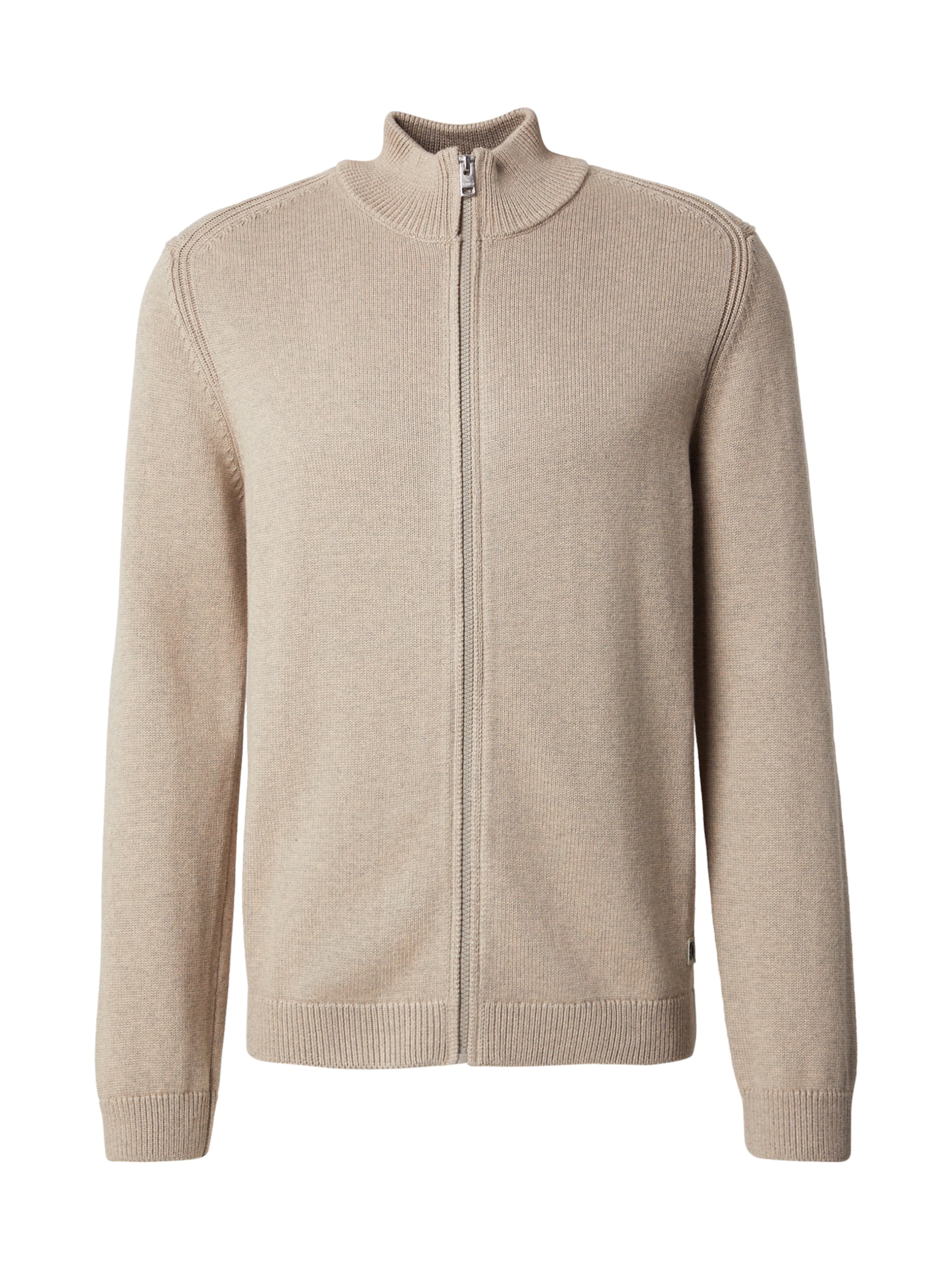 s.Oliver Плетена жилетка в бежово: отпред