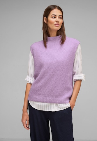 STREET ONE Sweater in Purple: front