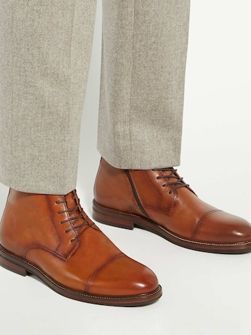 Dune LONDON Lace-Up Boots in Brown