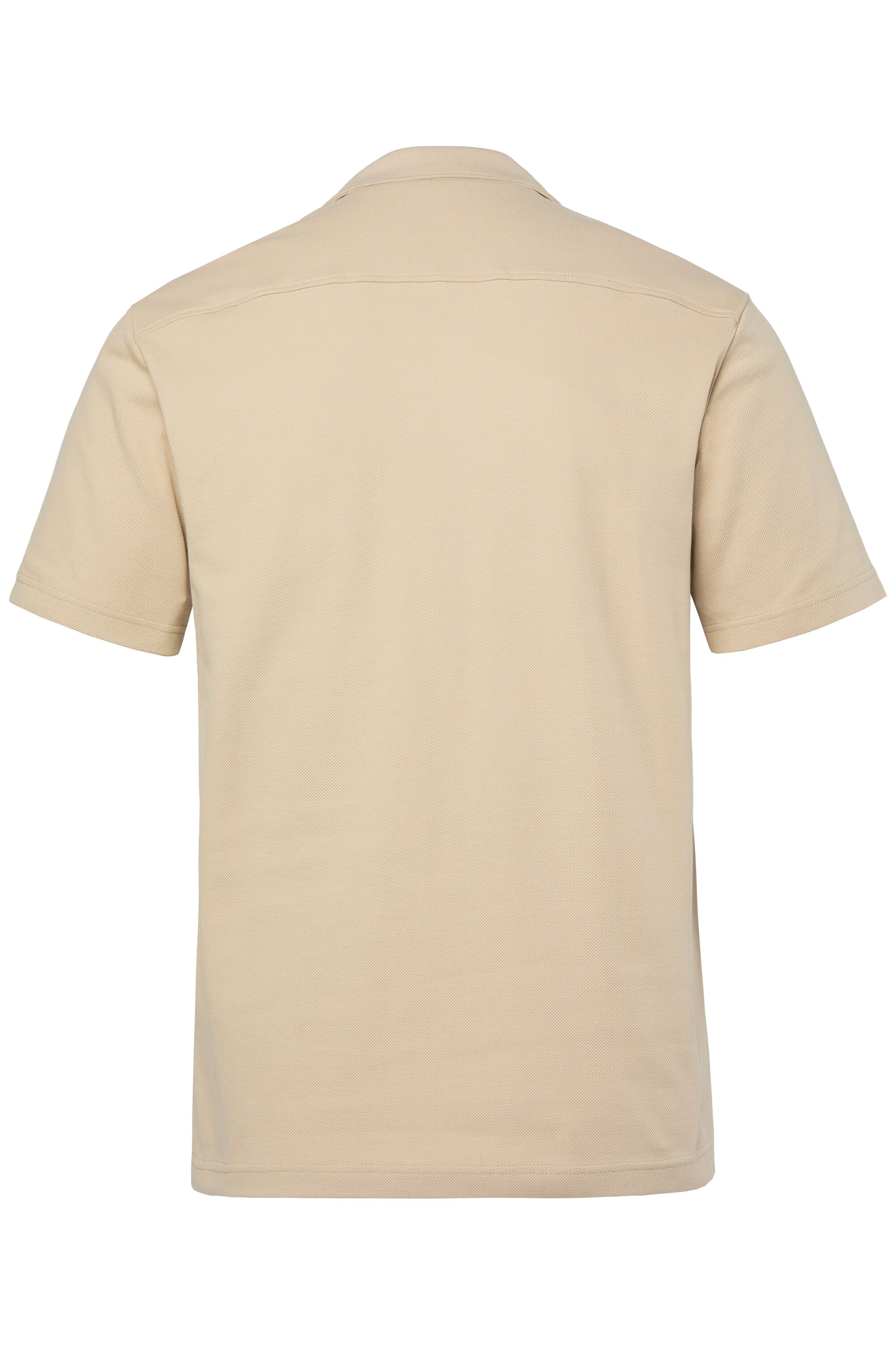 Men Plus Comfort Fit Hemd in Beige