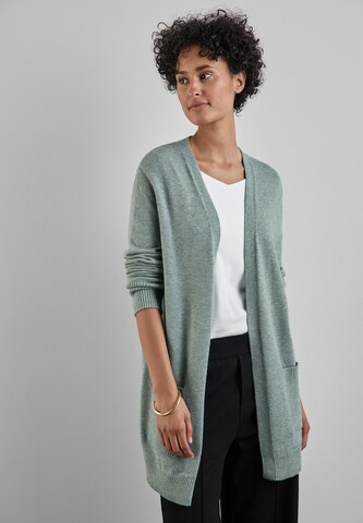 STREET ONE Strickjacke in Grün: Vorderseite