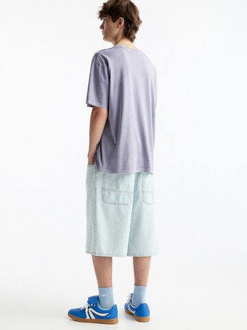 Pull&Bear Majica | vijolična barva