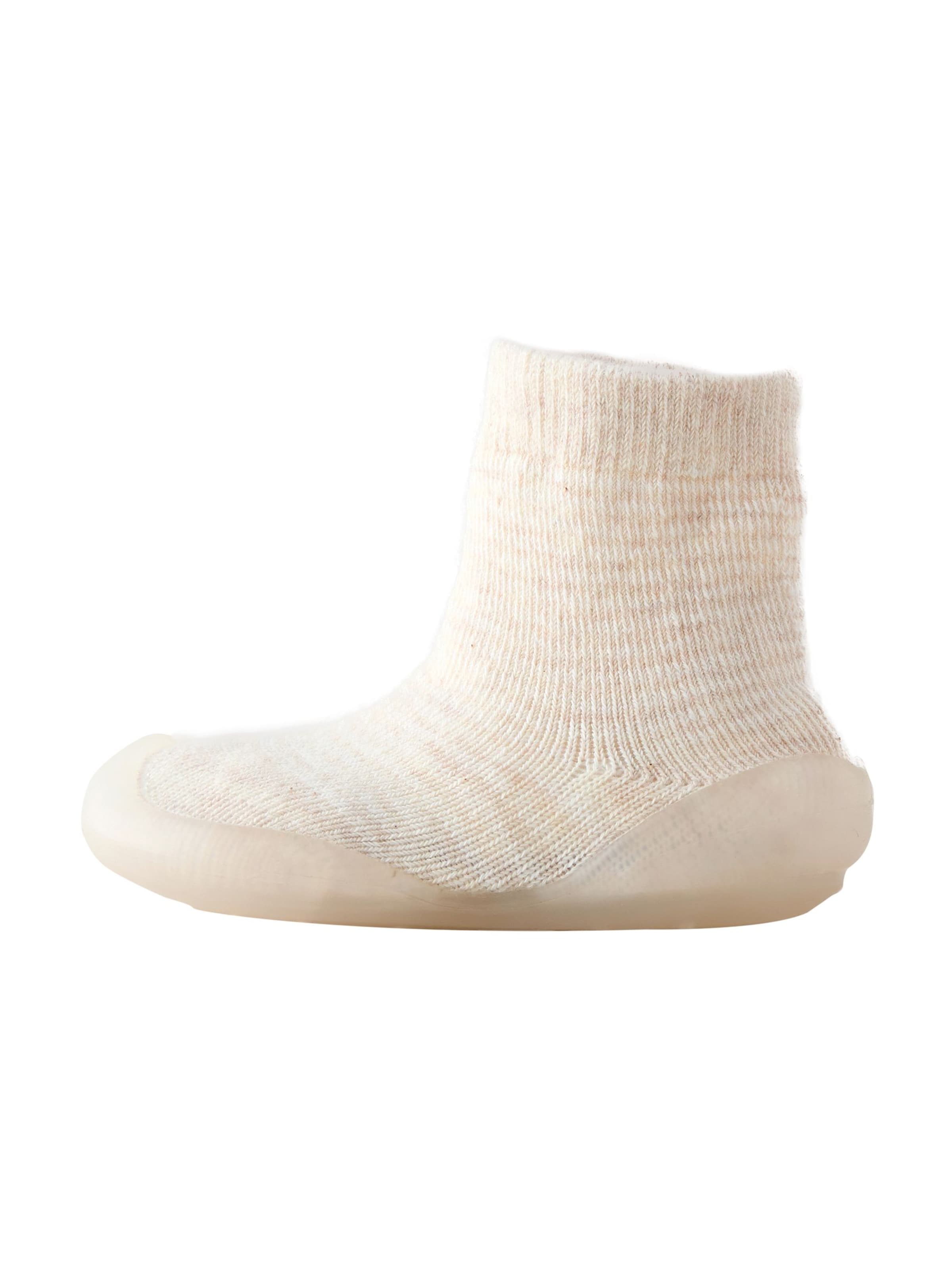 Next Pantofle – béžová: přední strana