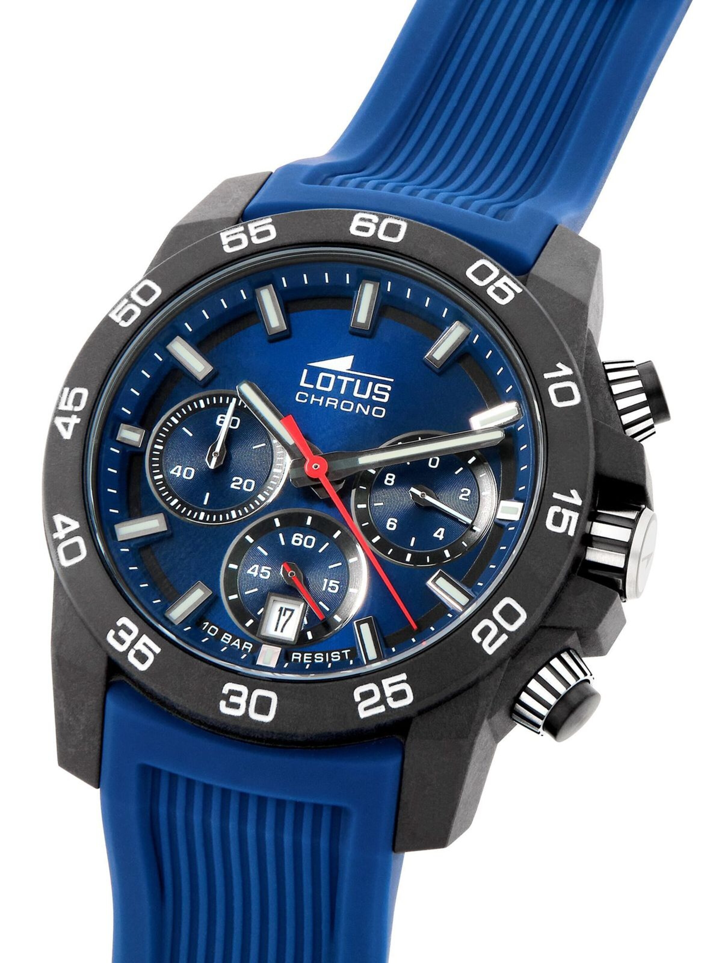 Lotus Zegarek analogowy 'Chronograph Chrono' w kolorze niebieski