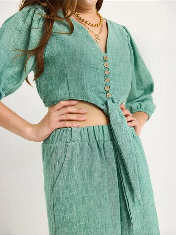 Completo pantalone di Bianco Lucci in verde