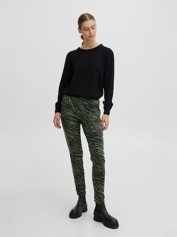 ICHI - Skinny Calças ' KATE ' em verde